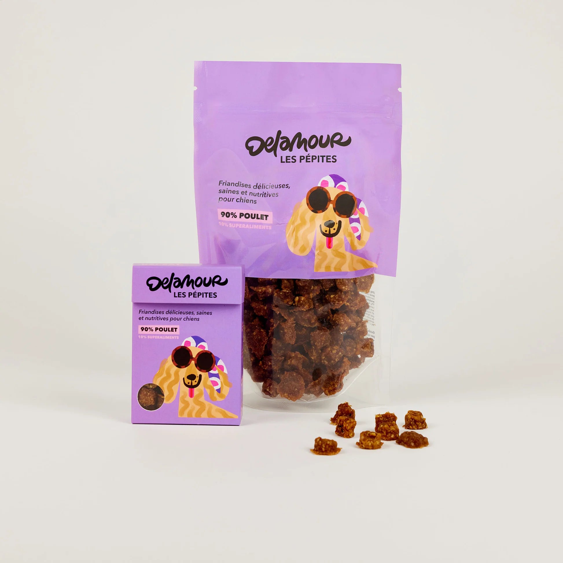 Рефіл для коробочки нагетсів з курочкою Les Pépites Delamour Paris 150 г