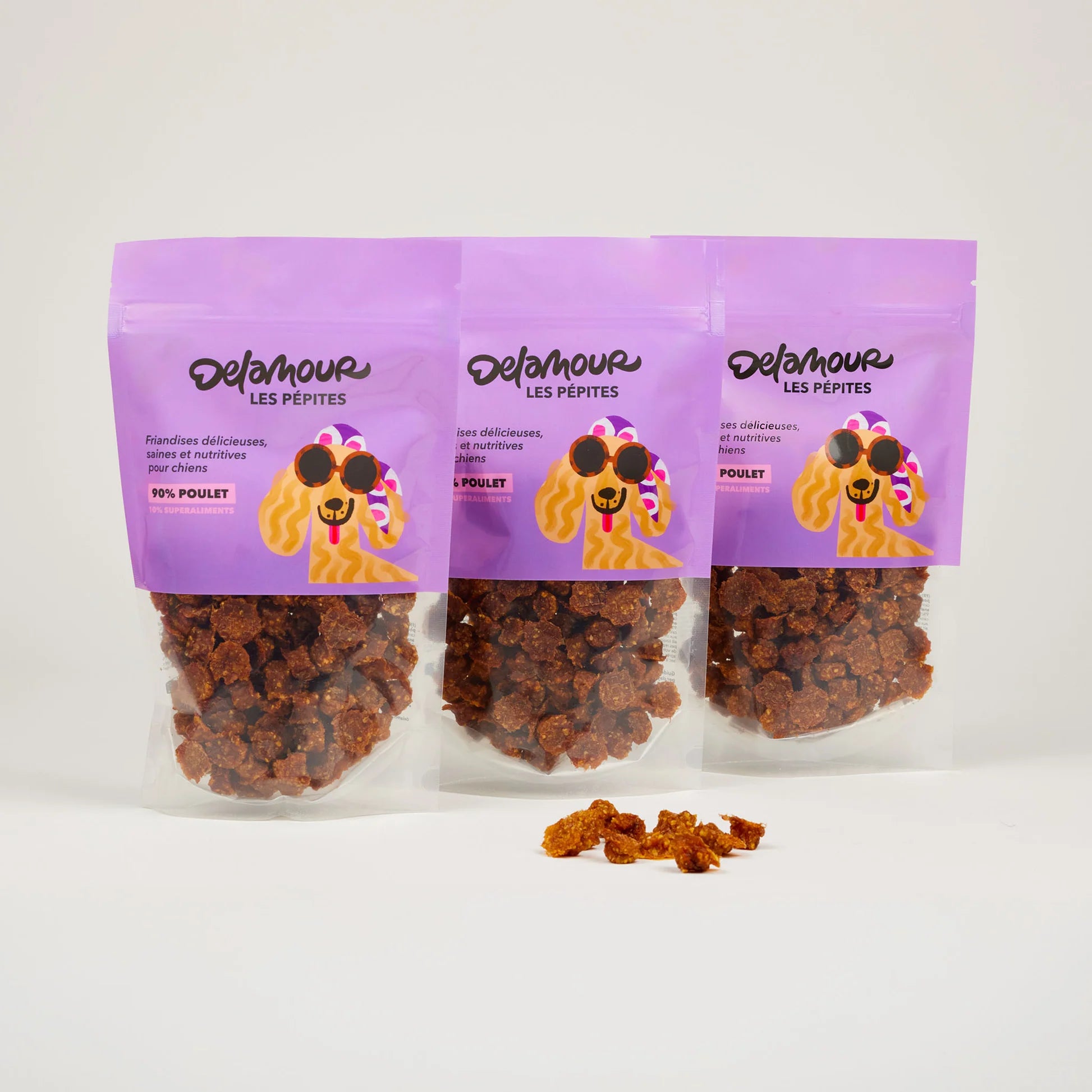 Рефіл для коробочки нагетсів з курочкою Les Pépites Delamour Paris 150 г