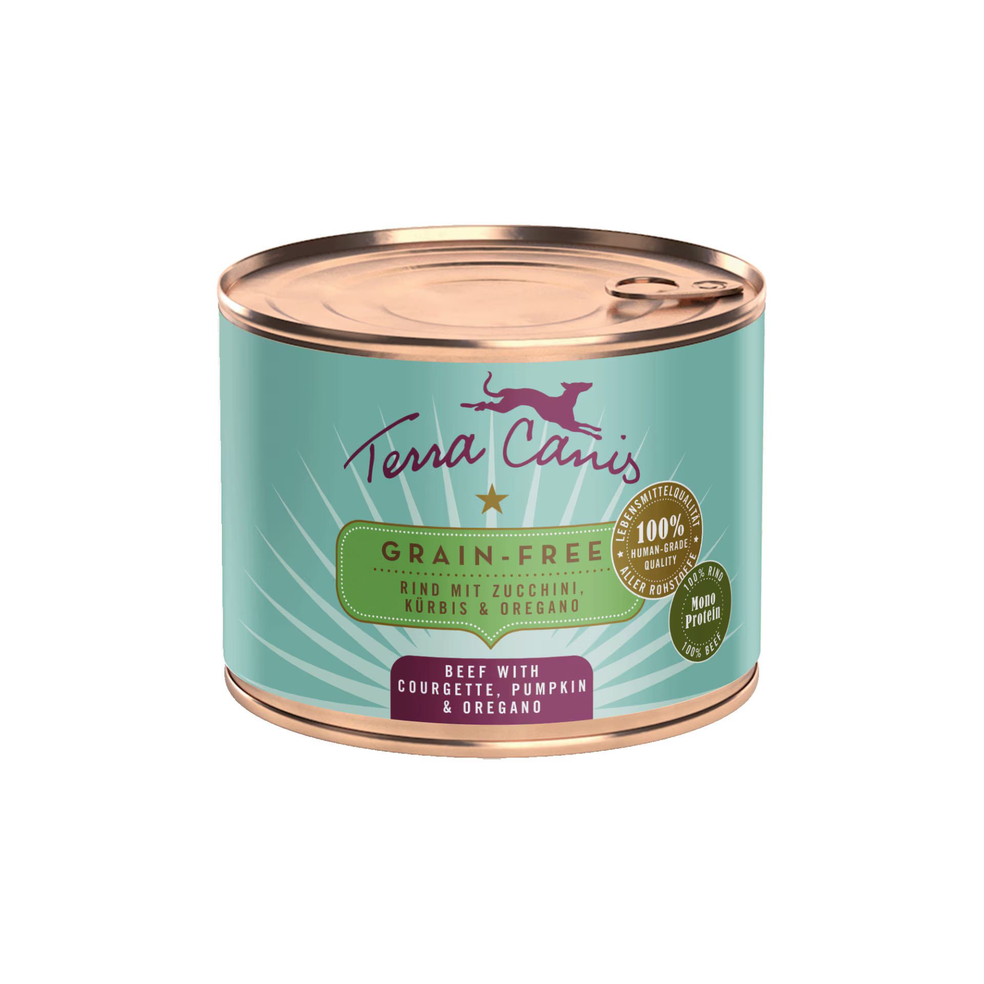 Вологий корм для собак яловичина з кабачком, гарбузом, орегано Grain Free Terracanis