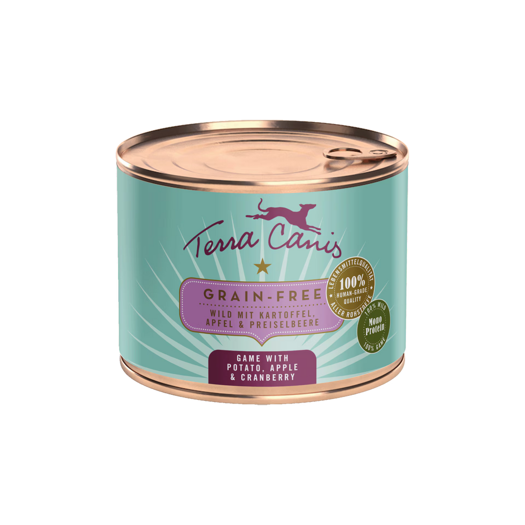 Вологий корм для собак диким олень з картоплею, яблуком та журавлиною Grain Free Terracanis