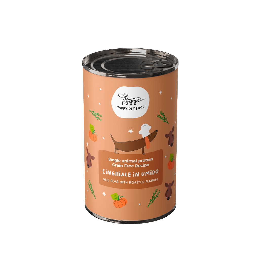 Вологий корм монопротеїн рагу кабан з гарбузом Hygge 400 г