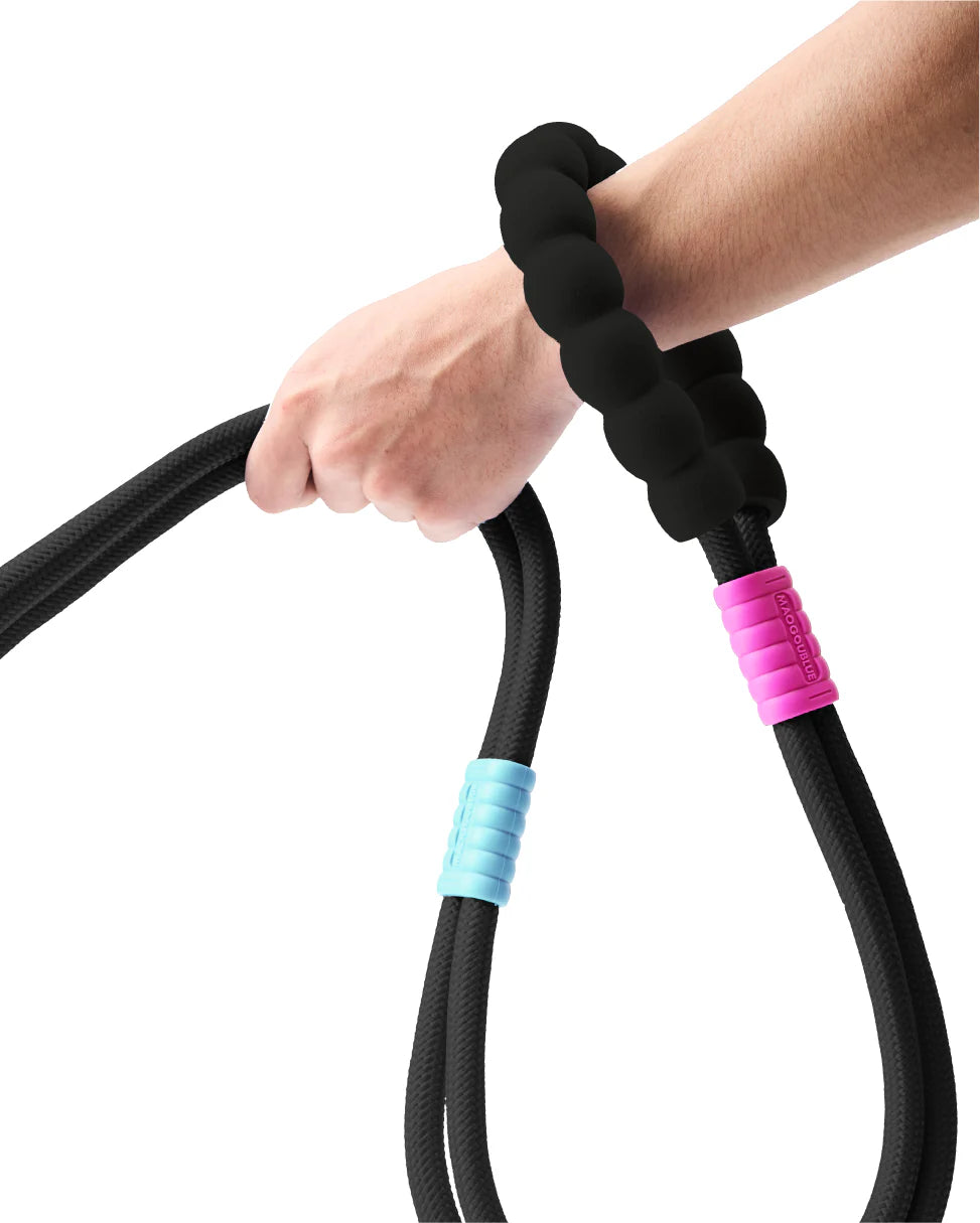 Повідець для собак Marshmallow Standart Obsidian Black Maogoublue 150 см