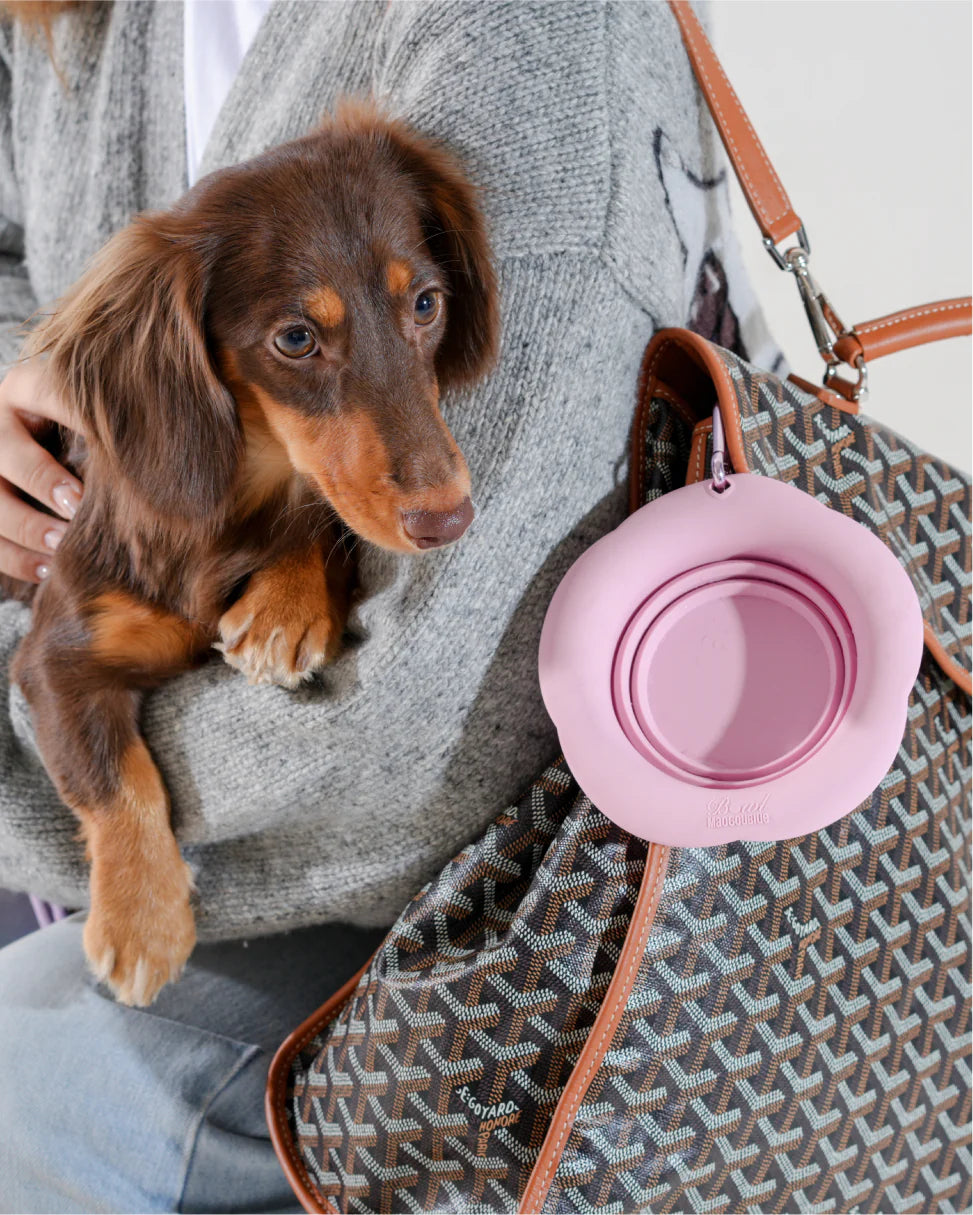 Складна миска Marshmallow Foldable Bowl Pink Maogoublue