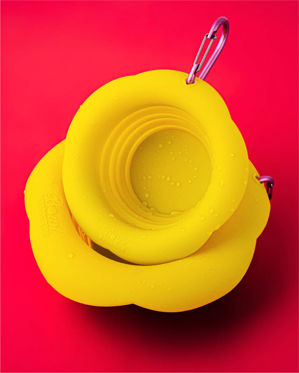 Складна миска Marshmallow Foldable Yellow Bowl Maogoublue
