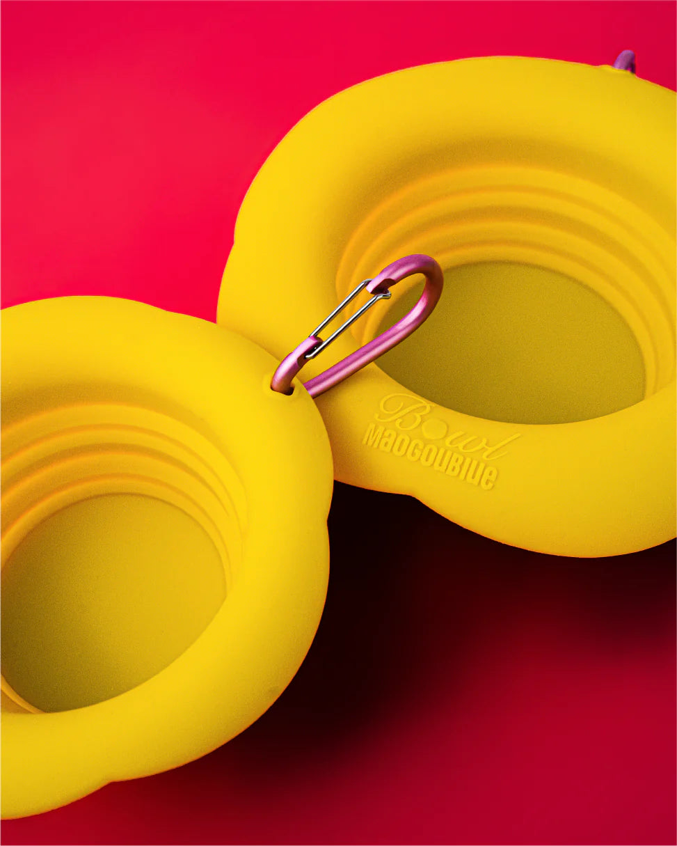 Складна миска Marshmallow Foldable Yellow Bowl Maogoublue