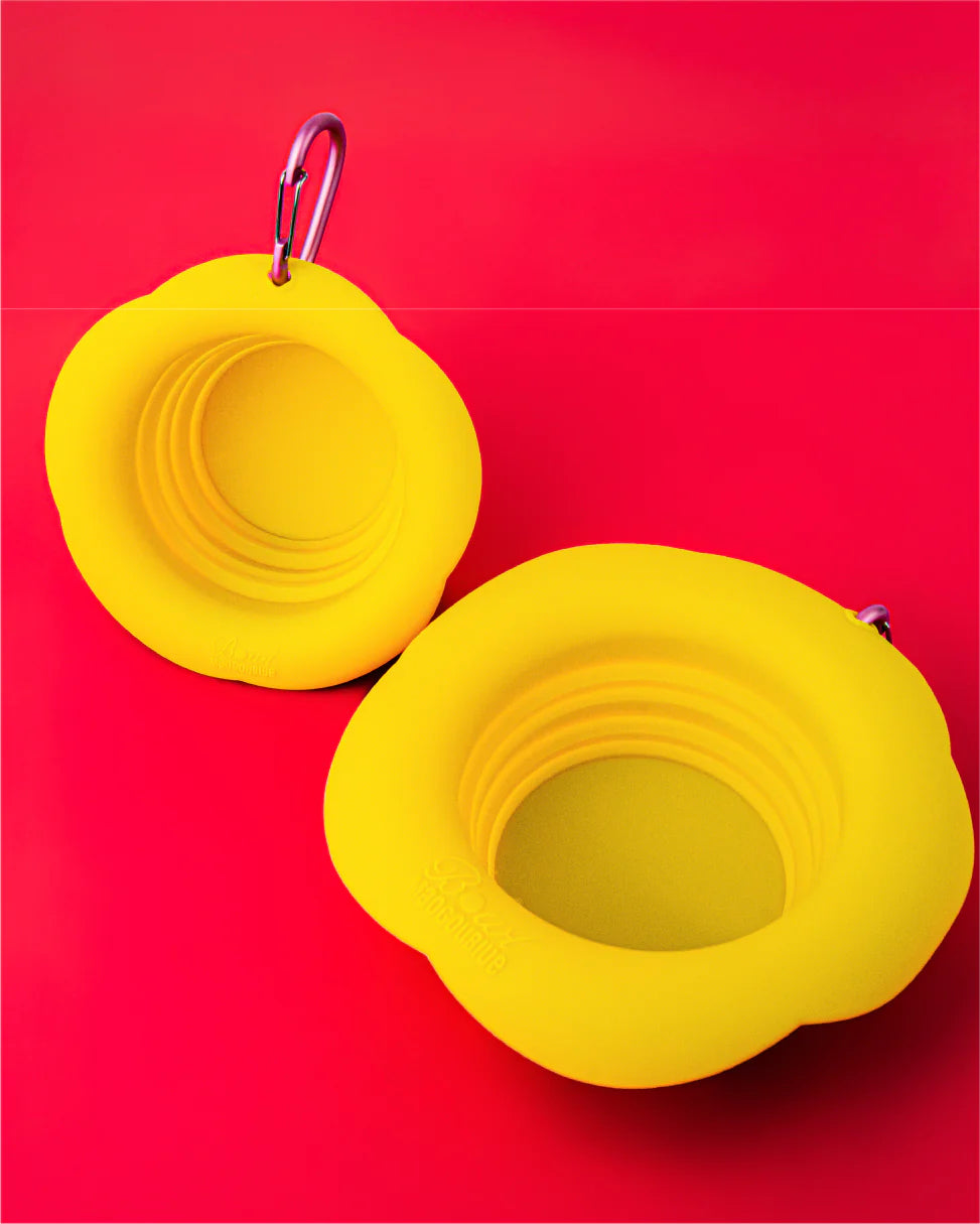 Складна миска Marshmallow Foldable Yellow Bowl Maogoublue