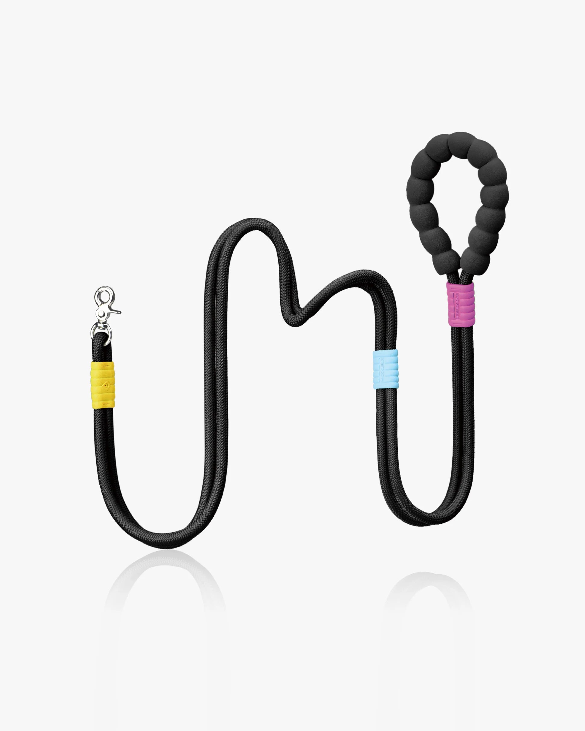 Повідець для собак Marshmallow Standart Obsidian Black Maogoublue 150 см
