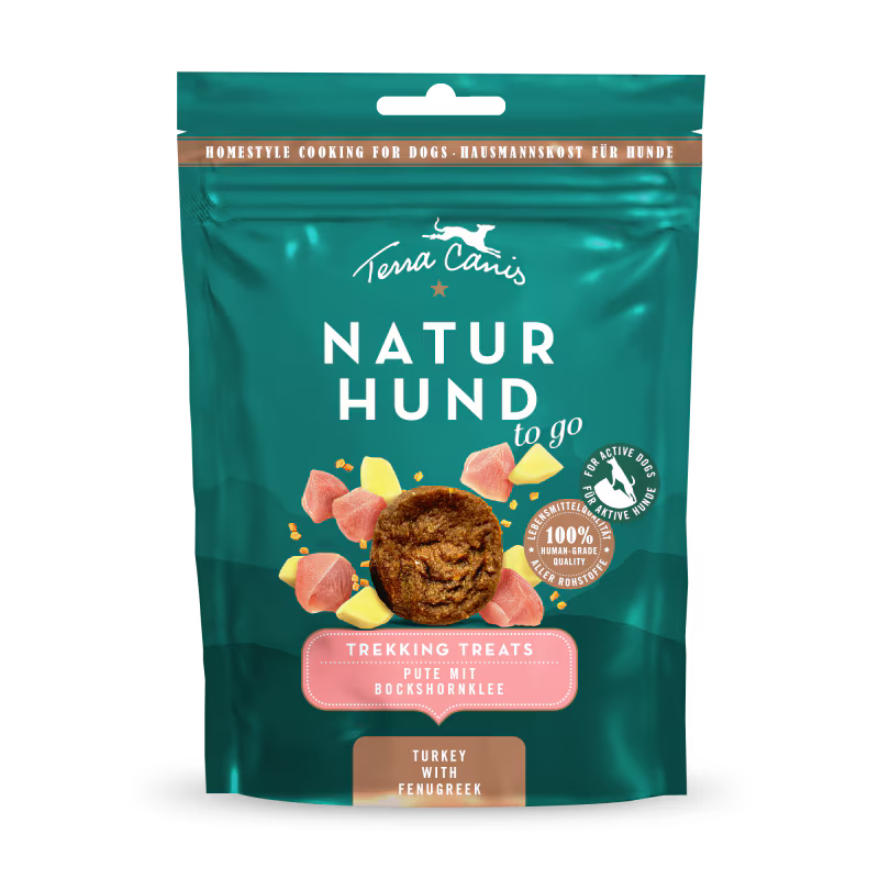 М'ясні шматочки індичка NATURHUND Trekking Treats to go Terracanis
