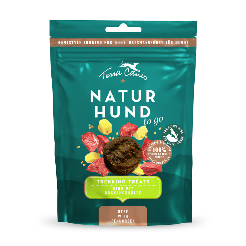 М'ясні шматочки яловичина NATURHUND Trekking Treats to go Terracanis