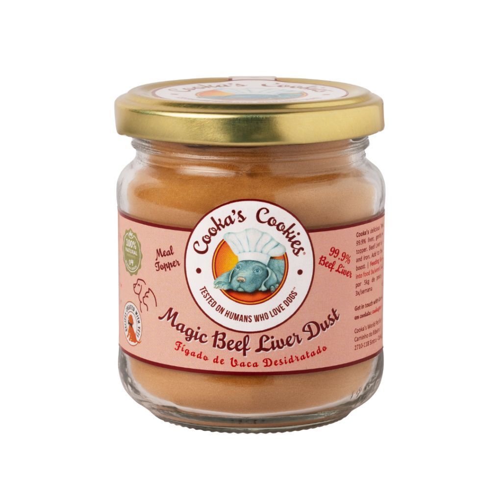 Натуральний топпер (вітамінна та смакова добавка) яловича печінки Cooka's Cookies 90 г