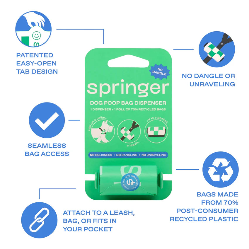 Диспенсер для пакетиків Springer Green Springer