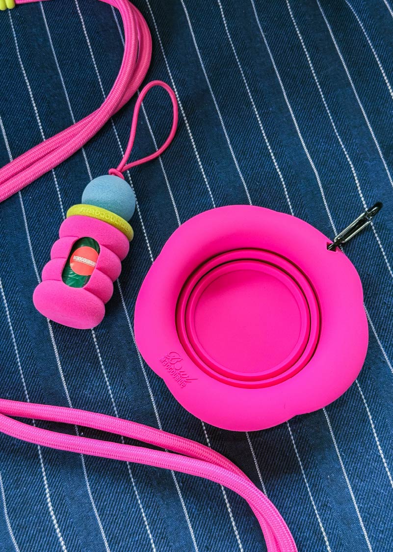 Складна миска Marshmallow Foldable NIGHT TRAVEL BOWL Maogoublue