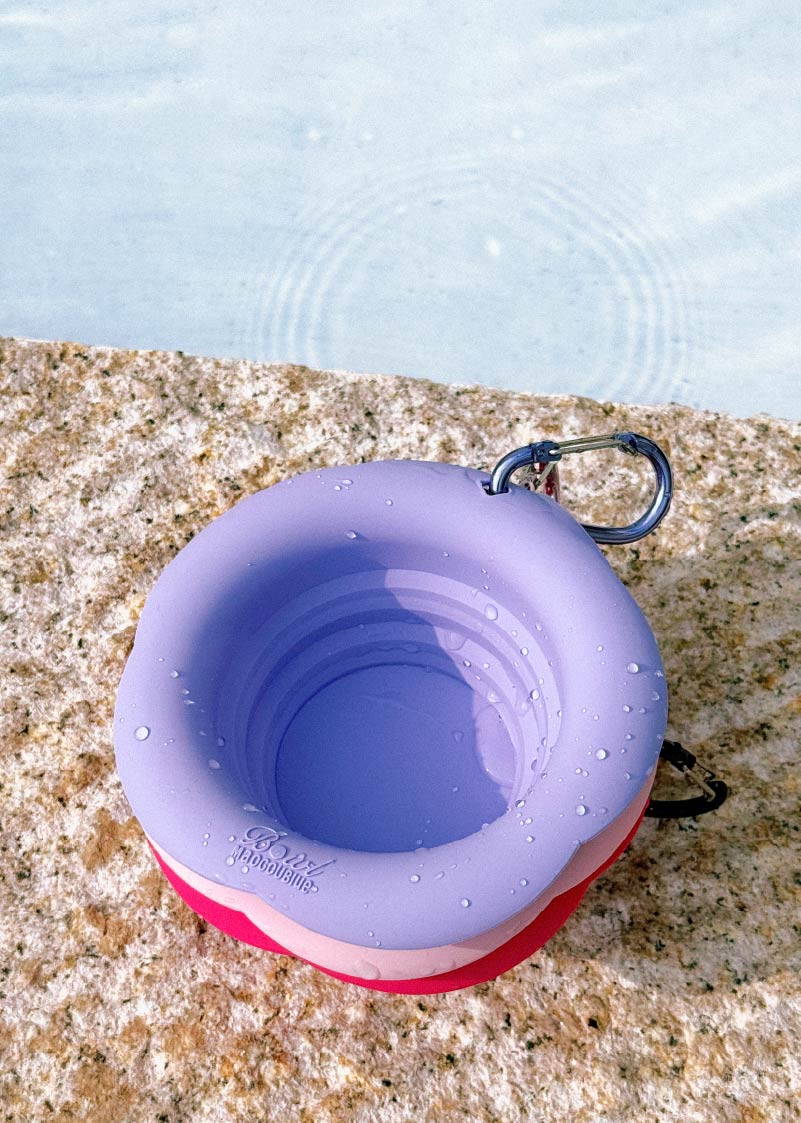 Складна миска Marshmallow Foldable Misty Purple Maogoublue