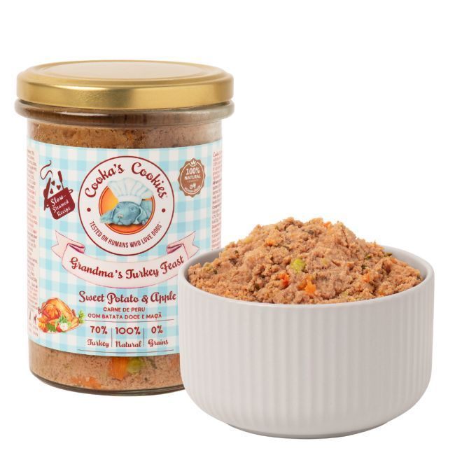 Натуральний вологий індичка на пару Grandma’s Turkey Feast Cooka's Cookies 400 г