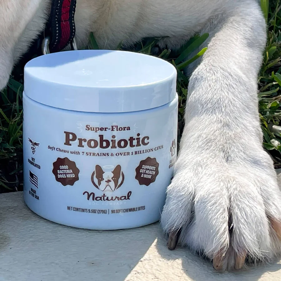 Вітамінний комплекс з пробіотиком SuperFlora Probiotic Natural Dog Company 45шт