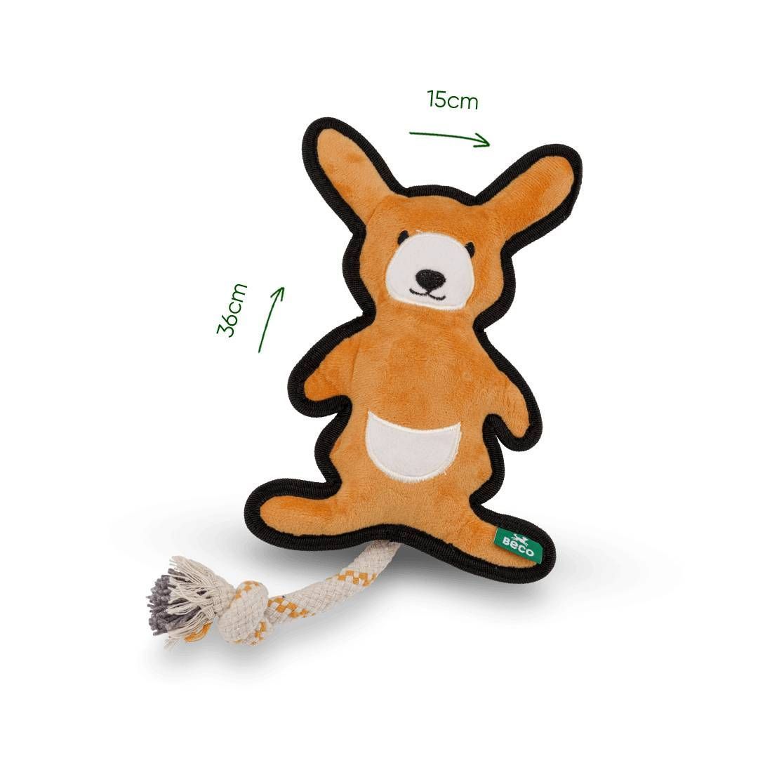 М'яка іграшка з канатиком Kangaroo Beco Pets