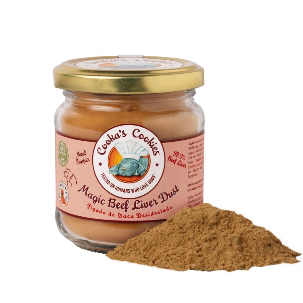 Натуральний топпер (вітамінна та смакова добавка) яловича печінки Cooka's Cookies 90 г