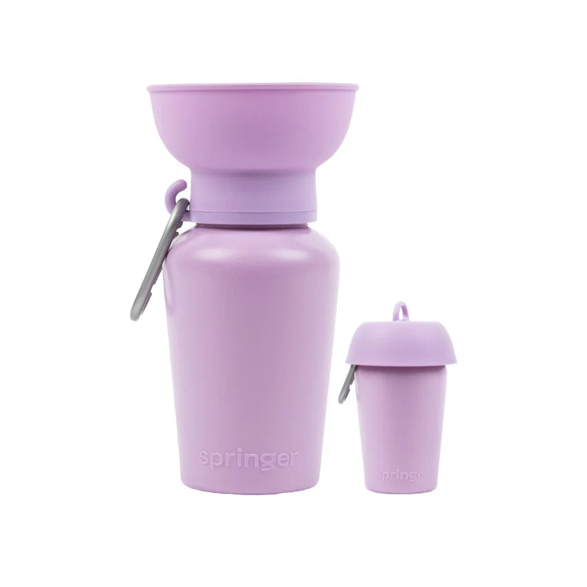 Дорожня пляшечка для води Flip Lilac Springer/Springland 590 мл