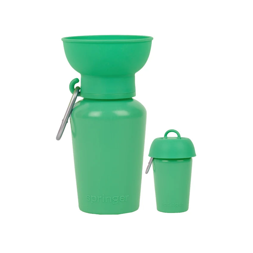 Дорожня пляшечка для води Flip Green Springer/Springland 590 мл