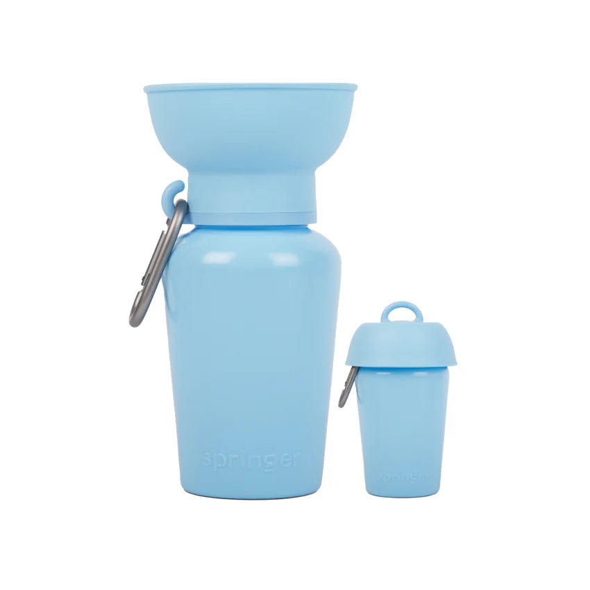Дорожня пляшечка для води Flip Sky Blue Springer/Springland 590 мл
