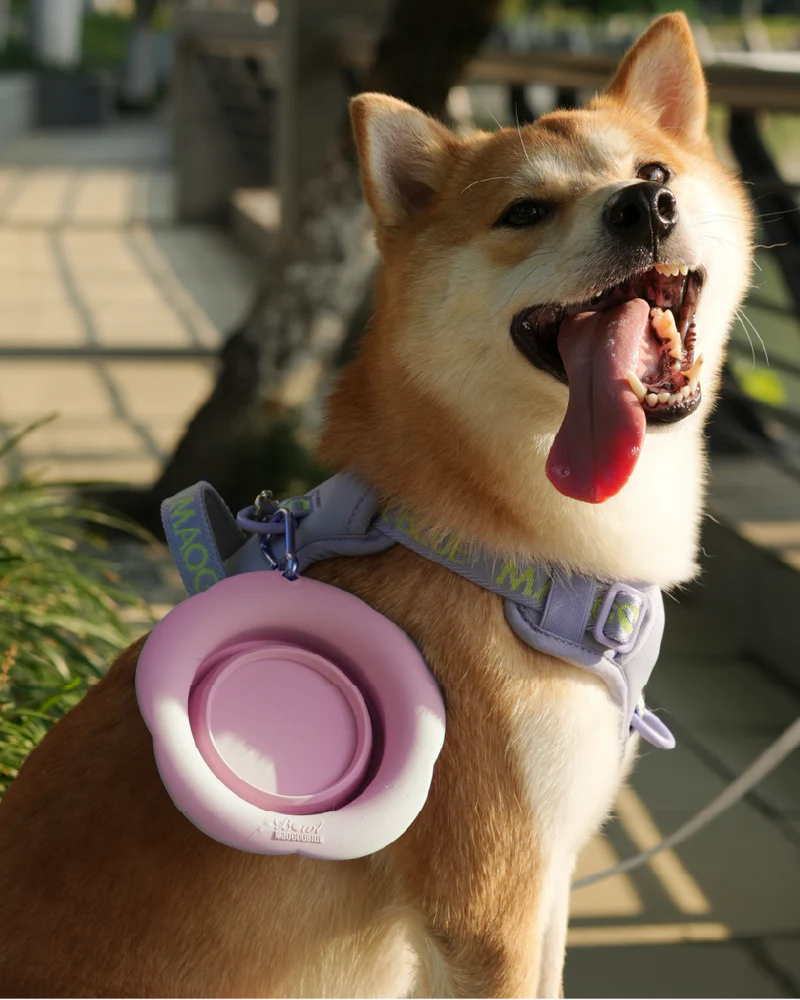 Складна миска Marshmallow Foldable Bowl Pink Maogoublue