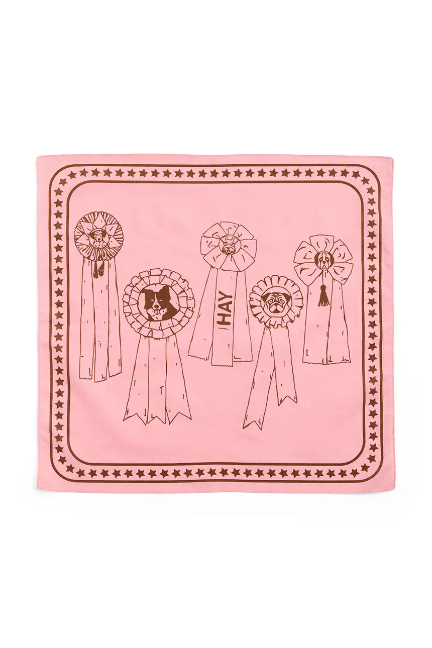 Бавовняна хустка для собачки PINK HAY 55 x 55 см