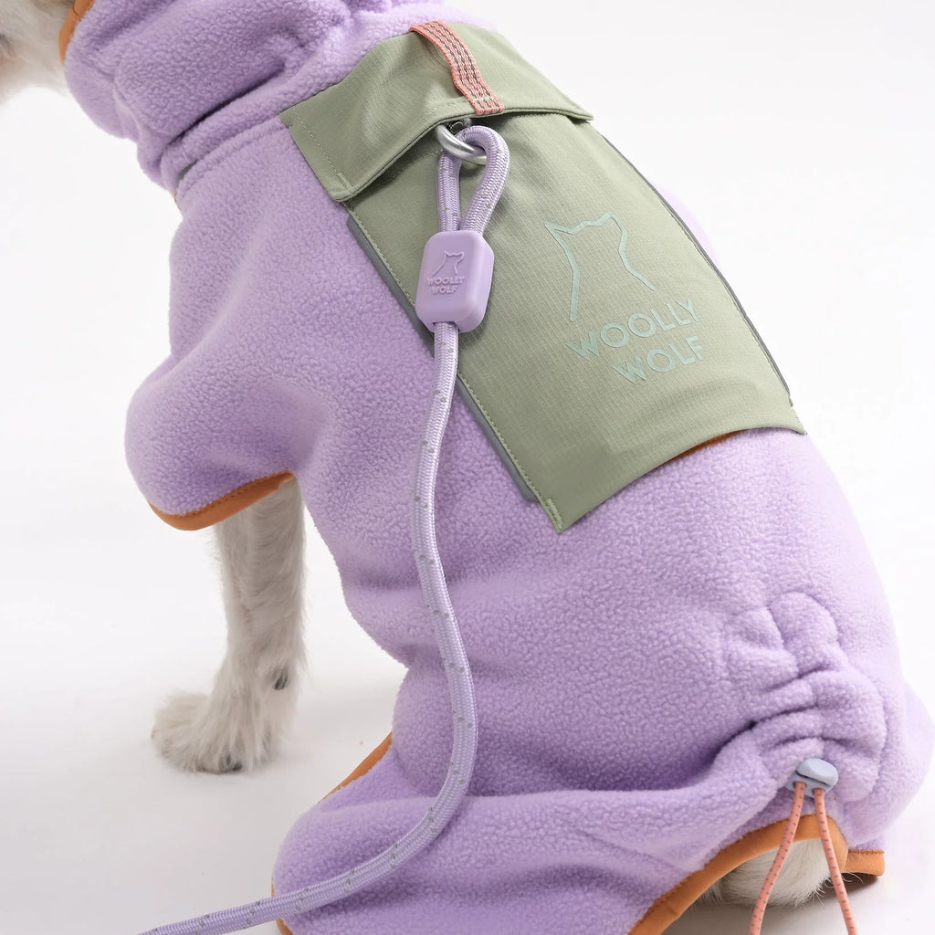 Флісова попона - пуловер для собак Alpha 360 Lavender Mix Woolly Wolf