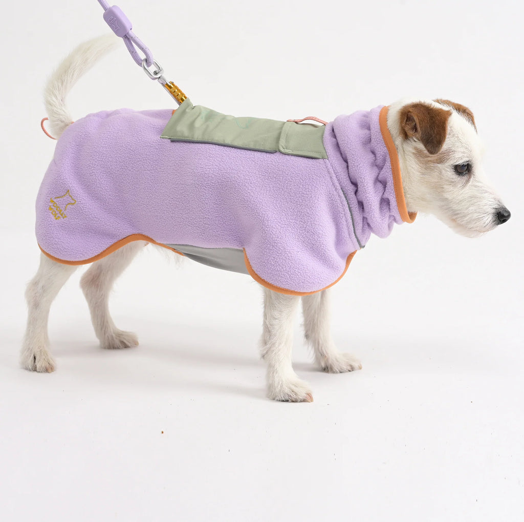 Флісова попона - пуловер для собак Alpha 360 Lavender Mix Woolly Wolf