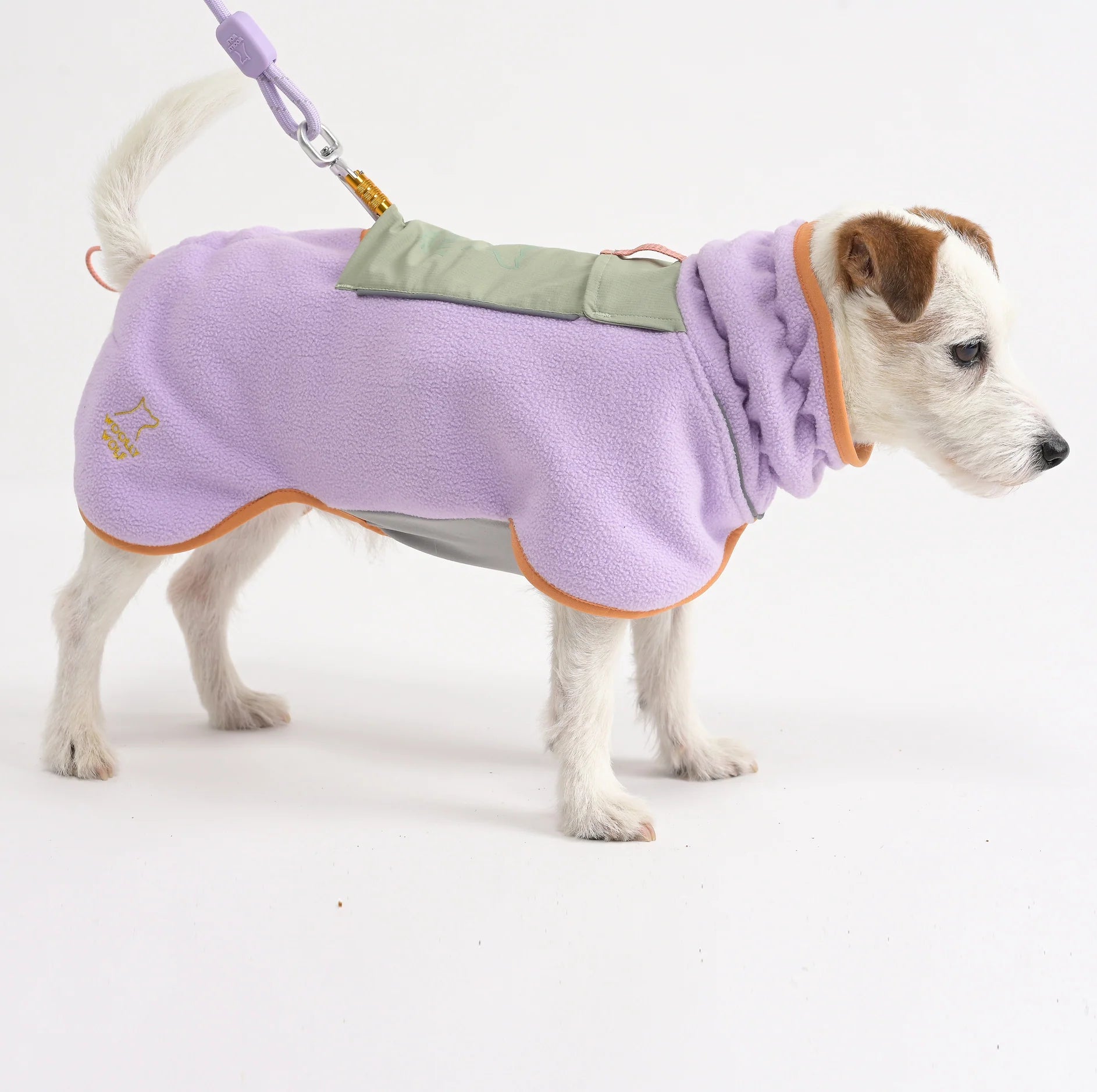 Флісова попона - пуловер для собак Alpha 360 Lavender Mix Woolly Wolf