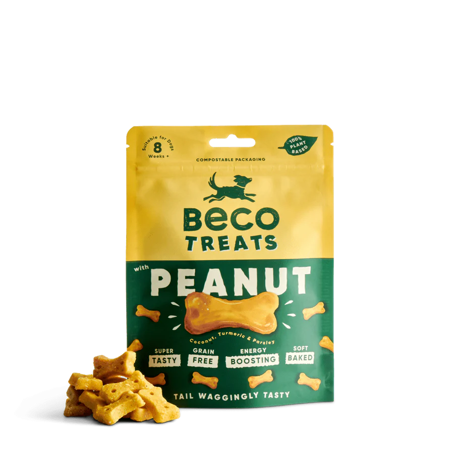 Печиво арахіс з кокосом і куркумою (рослинний білок) Beco Pets 70 г