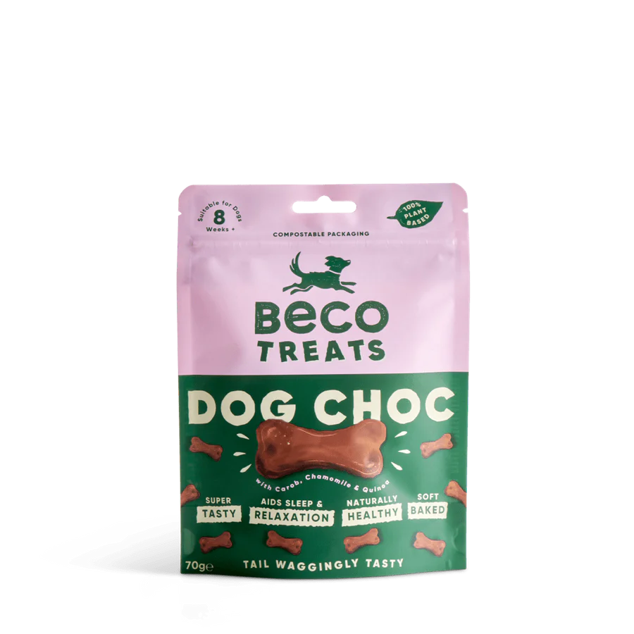 Печиво з керобом, ромашкою та кіноа рослинний білок) Beco Pets 70 г