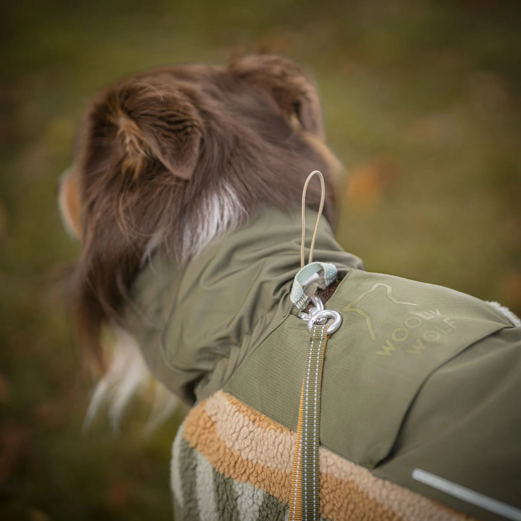 Флісова куртка-попона для собак Borealis Pile Fleece jacket Cloudbeam Woolly Wolf