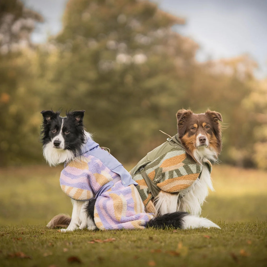 Флісова куртка-попона для собак Borealis Pile Fleece jacket Sunshower Woolly Wolf