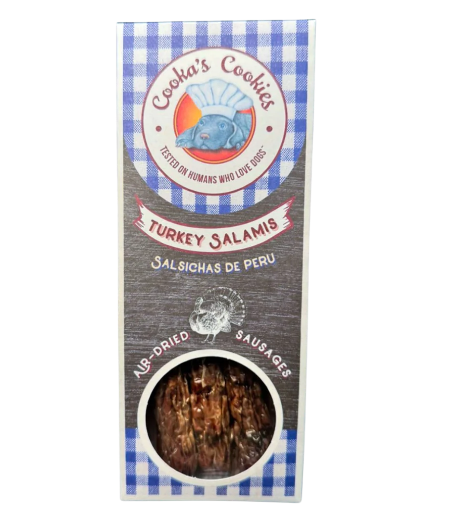 Натуральні сушені ковбаски індичка Turkey Salamis Cooka's Cookies 80 г