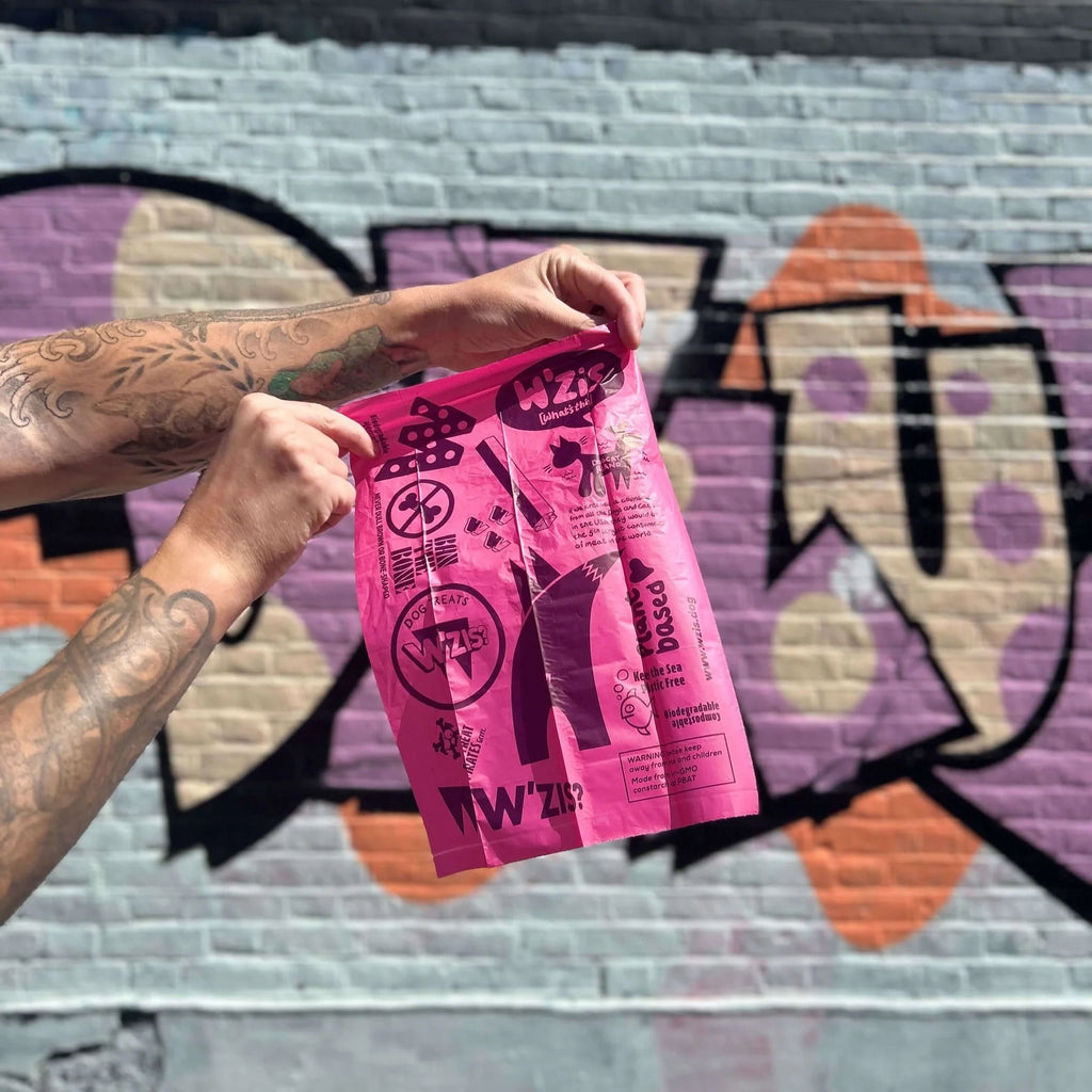 Набір з 90 компостованих мішечків для какуль на рослинній основі W'ZIS