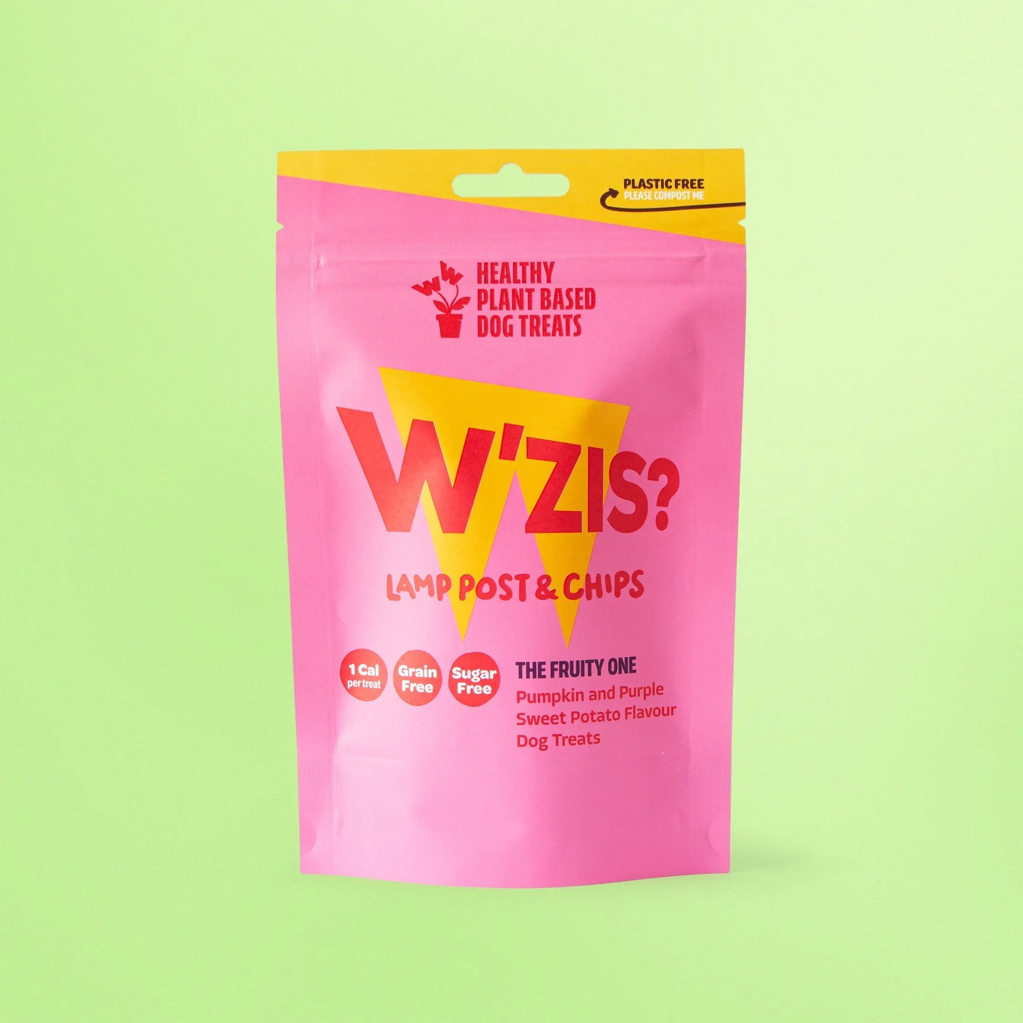 Веганські смаколики ліхтар та чіпси Lamp Post & Chips  Pouch W'ZIS 80 г
