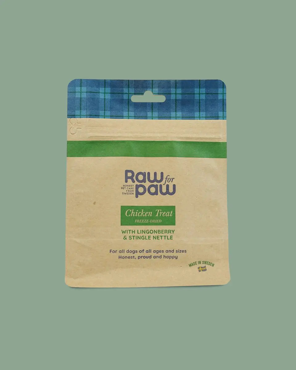 Сублімовані смаколики з курочки, брусниці та кропиви Freeze-Dried Raw for Paw 50 г