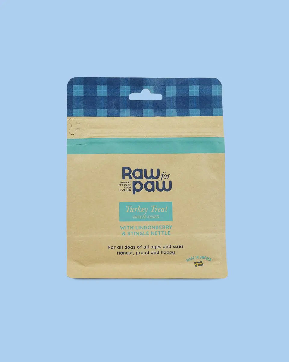 Сублімовані смаколики з індички, брусниці та кропиви Freeze-Dried Raw for Paw 50 г