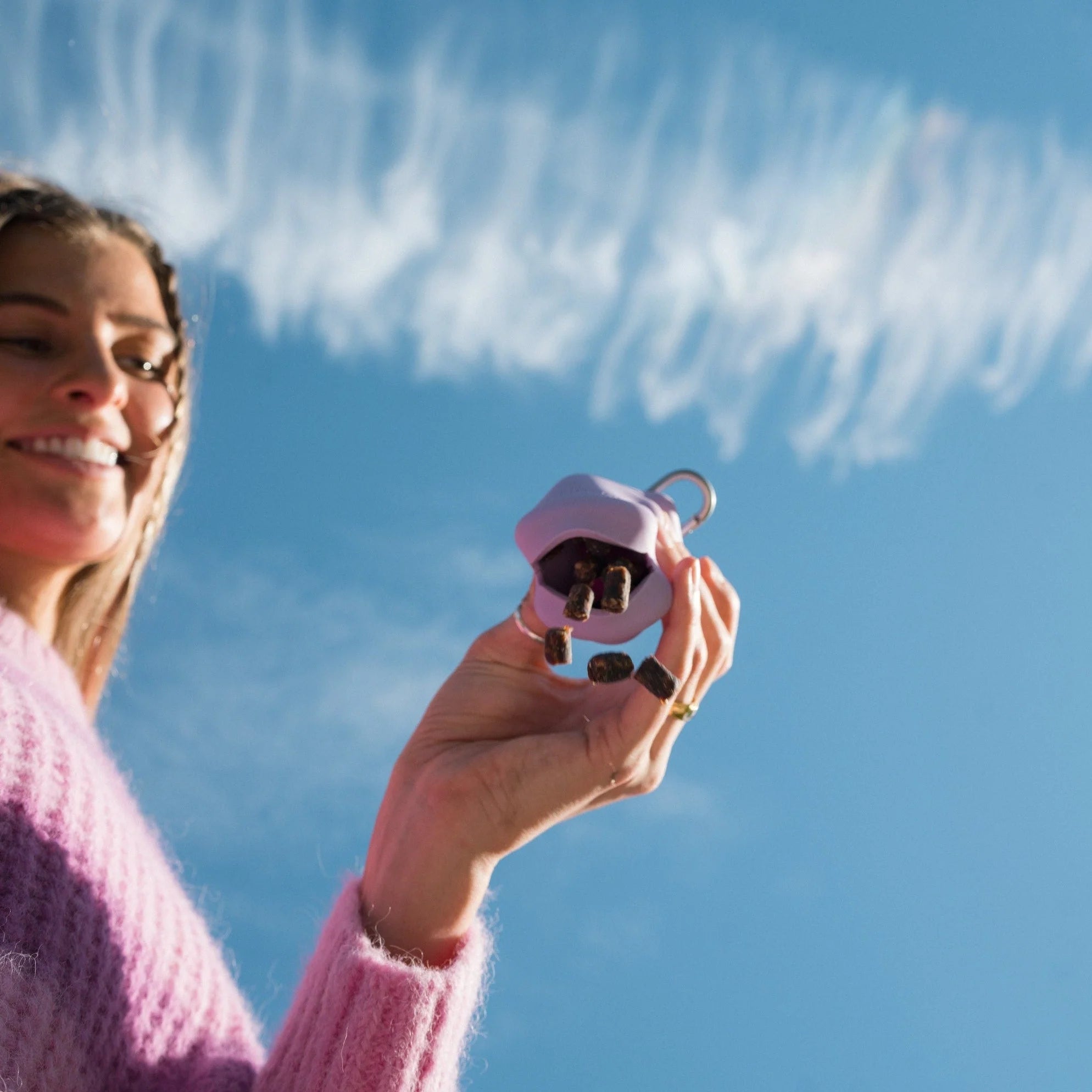 Силіконовий диспенсер для смаколиків Lilac Springer