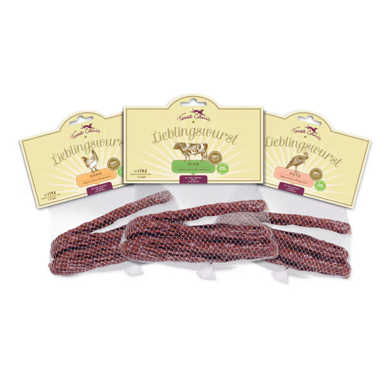 Ковбаски м'ясні натуральні Lieblingswurst Terracanis 170г