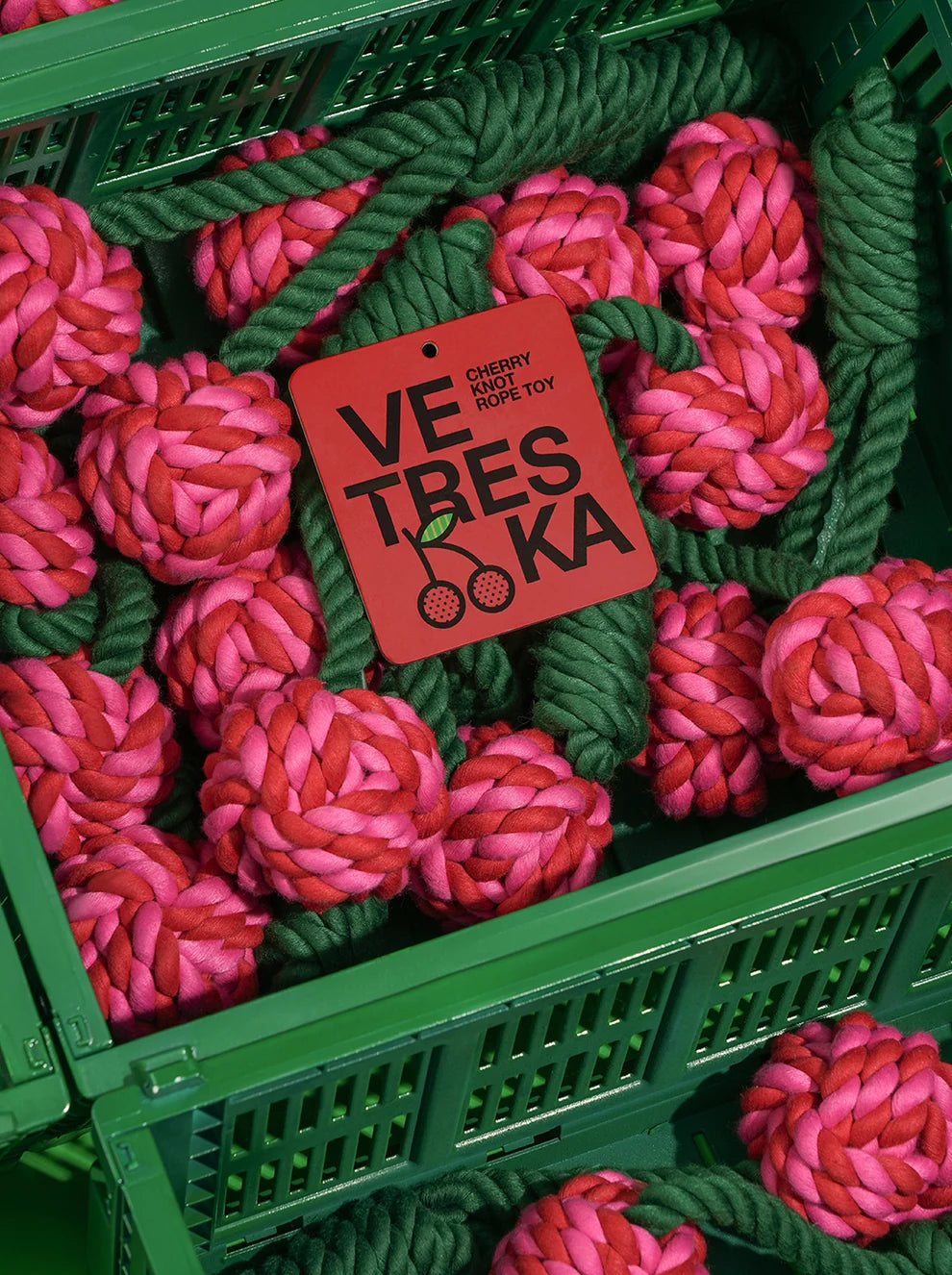 Іграшка канатна Cherry Knot Rope Toy Vetreska