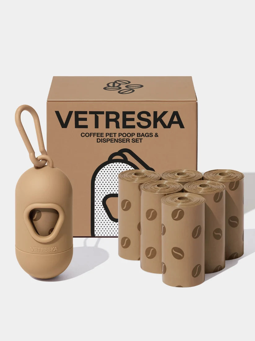 Набір диспенсер + біорозкладні пакети аромат кави Coffee Vetreska