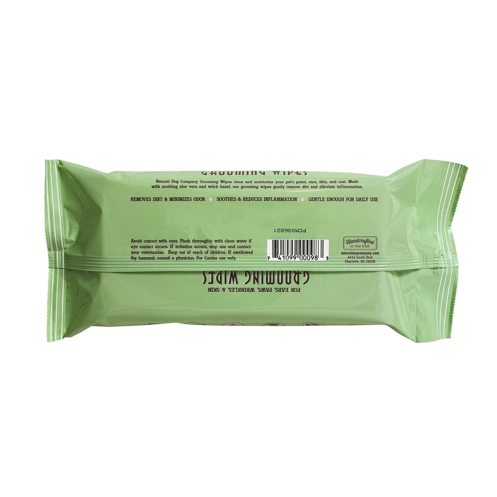 Біорозкладні вологі серветки Grooming Wipes розмір XL Natural Dog Company 50 шт