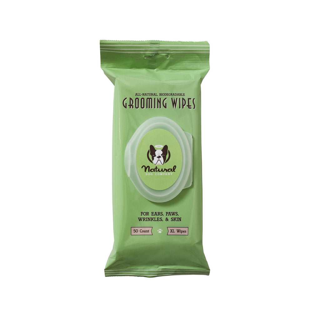 Біорозкладні вологі серветки Grooming Wipes розмір XL Natural Dog Company 50 шт