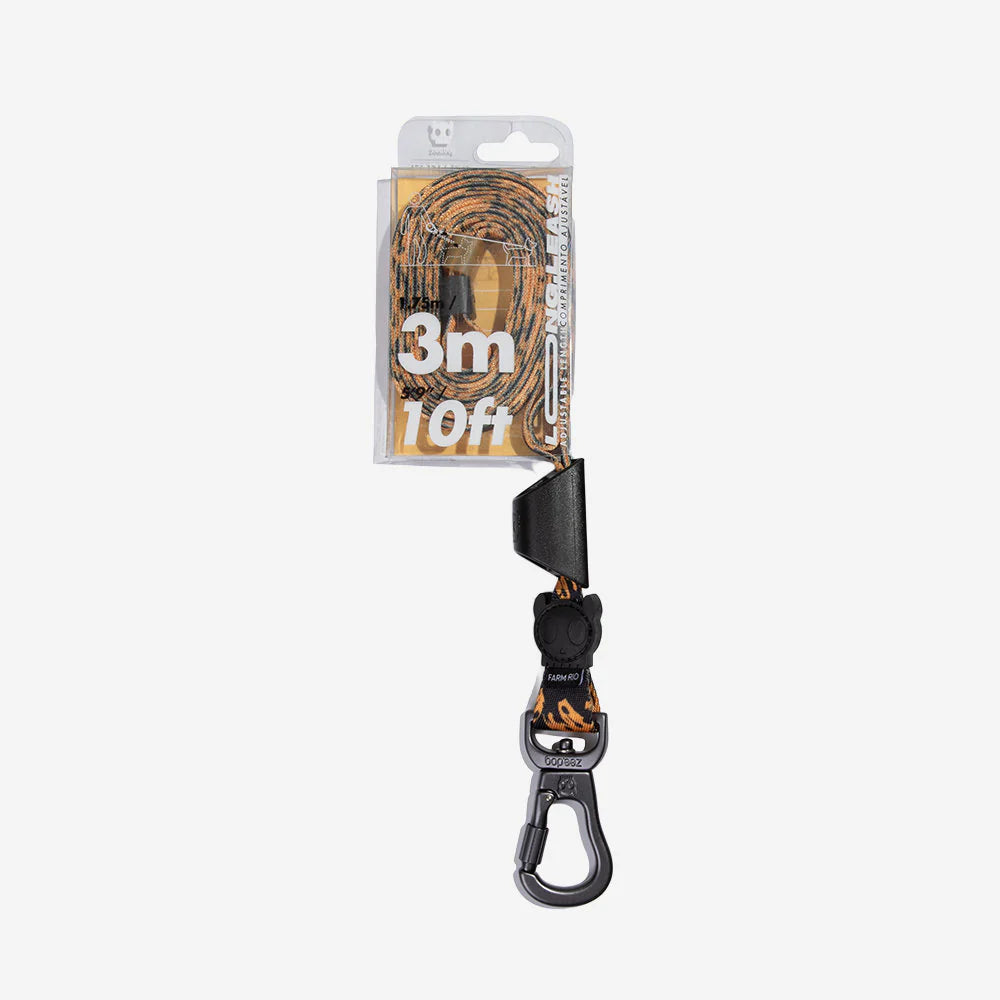 Повідець для собак Long Leash Farm Rio Bossa Banana Zee.Dog 1.75-3 м