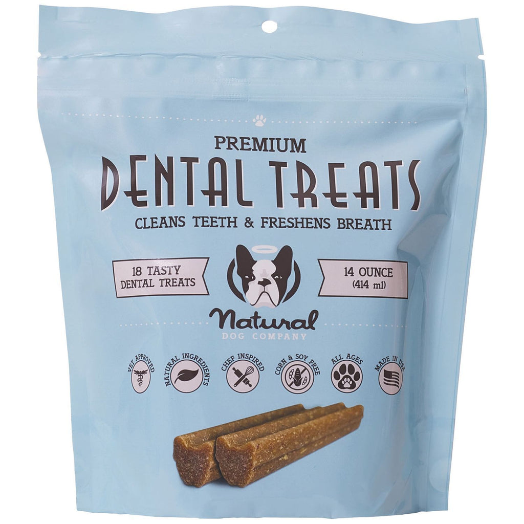 Веганські гіпоалергенні ласощі для чистки зубів Dental Treats  Natural Dog Company