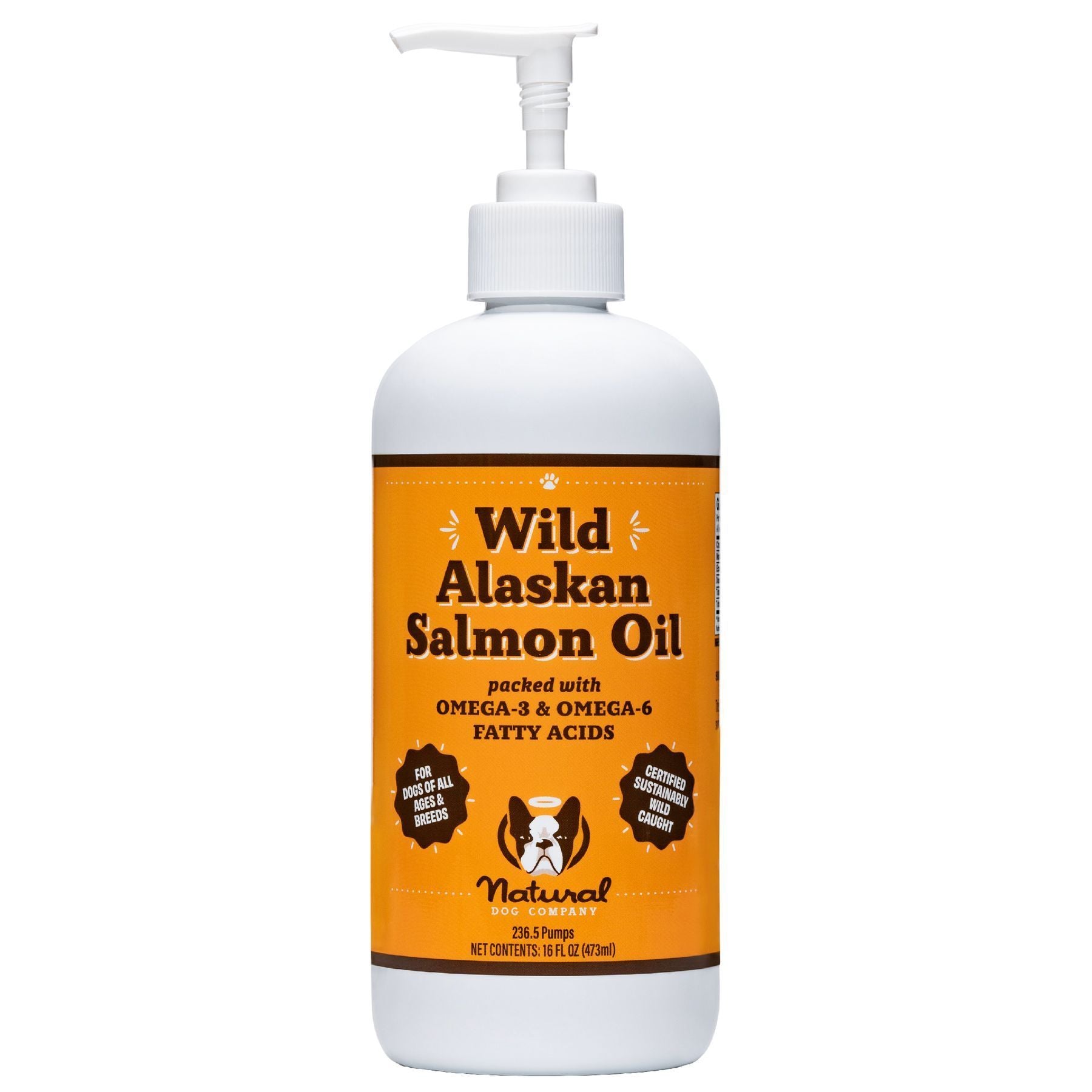 Лососева олія Wild Alaskan Salmon Oil Natural Dog Company 480мл