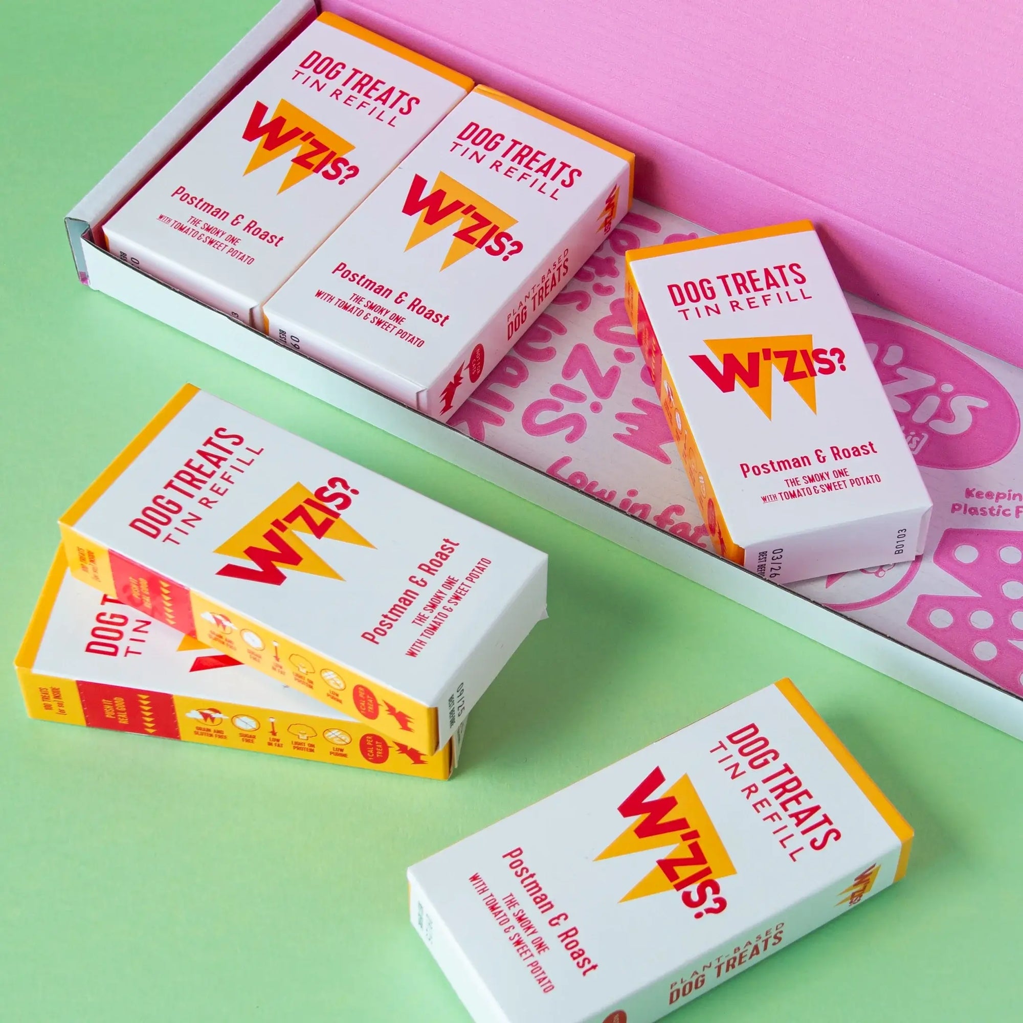 Веганські смаколики в коробочках листоноша та веганський Бекон Postman & Roast W'ZIS 48 г