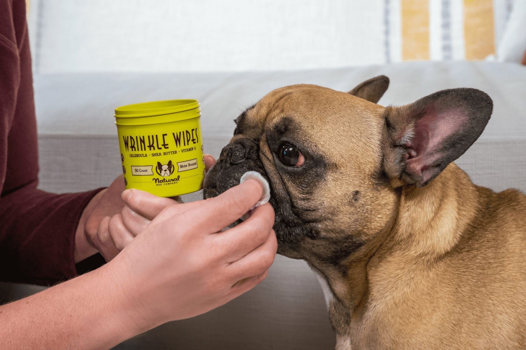Серветки для складочок Wrinkle Wipes Natural Dog Company