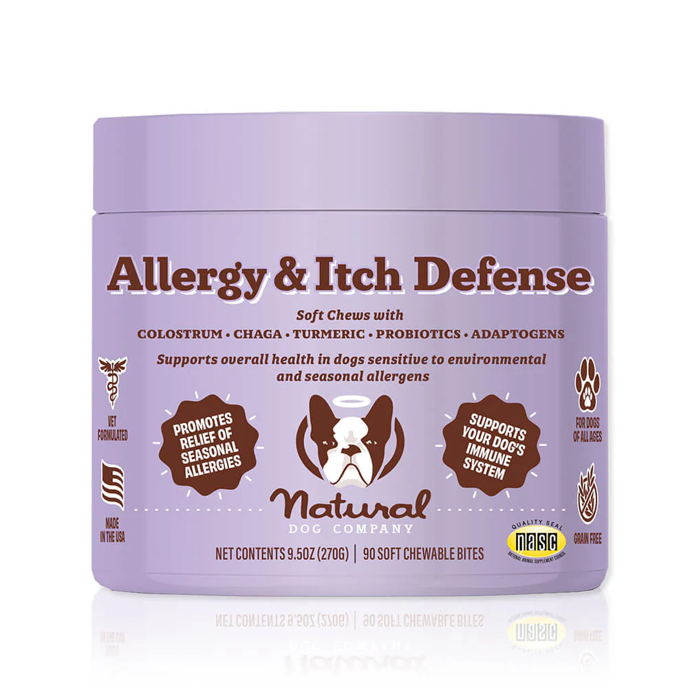 Вітамінний комплекс проти алергії та зуду Allergy & Itch Defense Natural Dog Company 90шт
